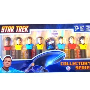 STAR TREK Pez Collectors Series New in Box Sealed Candy Included Set of 8